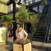 Stalen bloembak boombak Douglas stalen frame terras planten