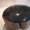 Sokkels - Voetstuk sokkel zwart marmer rond 23cm