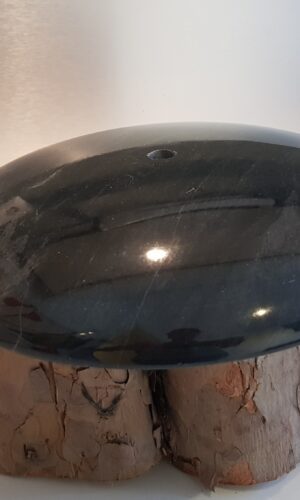 Sokkels - Voetstuk sokkel zwart marmer rond 27cm