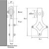 Stalen Schuifdeur systemen-zwart-staal-diamand-set-wiel-maten