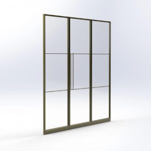 Stalen taatsdeur met dubbel stalen paneel Stalen taatsdeur met dubbel stalen paneel