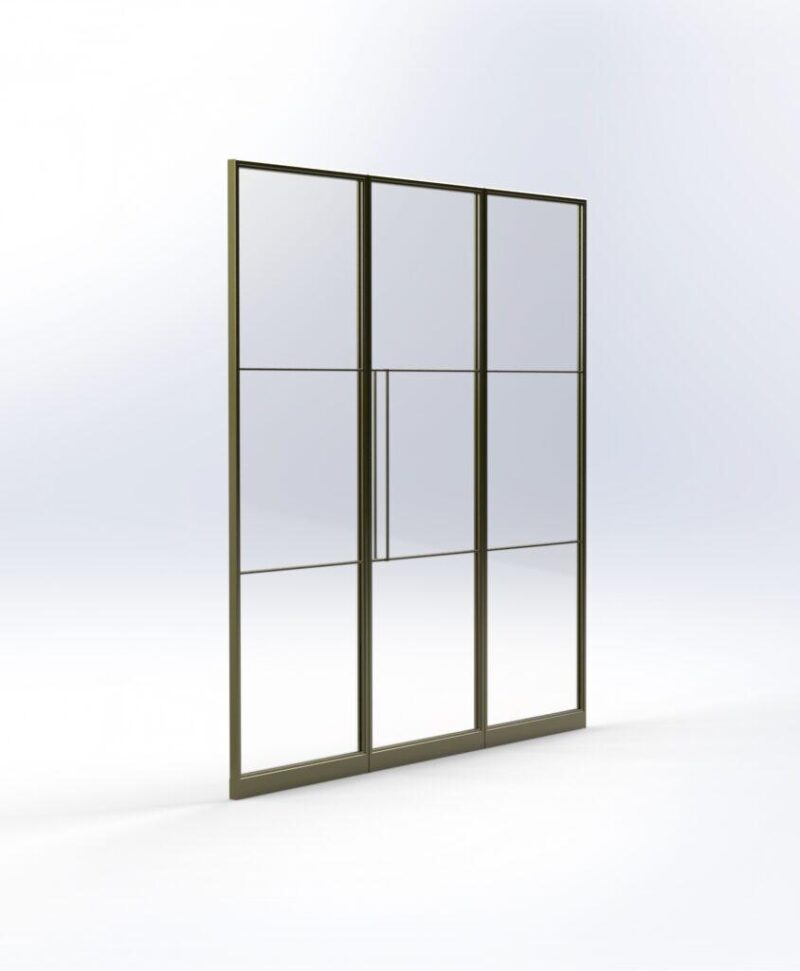 Stalen taatsdeur met dubbel stalen paneel