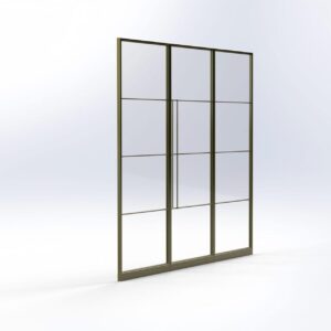 Stalen taatsdeur met dubbel stalen paneel Stalen taatsdeur met dubbel stalen paneel