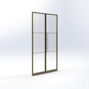 Stalen taatsdeur met paneel Stalen taatsdeur met paneel