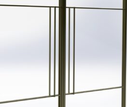 Handgreep u greep stalen deur Handgreep u stalen deur