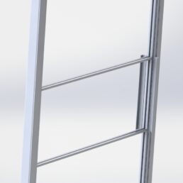 Stalen deur type glas - helder
